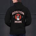 Boston Terrier Mom Dog Mother Men's Hoodie Back Print, Boston Terrier Mom Hoodies, gift for family, gift for coworker