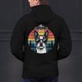 Boston Terrier UFO Alien Boston Terrier Dog Mom Dad Men's Hoodie Back Print, Boston Terrier Mom Hoodies, Boston Terrier Dad Hoodies, gift for family, gift for coworker