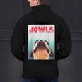 Boston Terriers Jowls Dog Mom Dog Dad Men's Hoodie Back Print, gift for family, gift for coworker