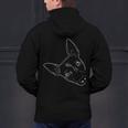 Dog American Hairless Terrier Men's Hoodie Back Print, gift for family, gift for coworker