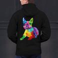 Dog Lover Boston Terrier Dog Colorful Boston Terrier Men Women Kids Men's Hoodie Back Print, gift for family, gift for coworker