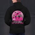 Ghost And Witch Boston Terrier Dog In October We Wear Pink Men's Hoodie Back Print, Boston Terrier Ghost Hoodies, gift for family, gift for coworker