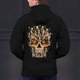 Halloween Costume Skull Boston Terrier Dog Lover For Men Women Kids Men's Hoodie Back Print, Boston Terrier Halloween Hoodies, gift for family, gift for coworker