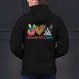 Peace Love Boston Terrier Tie Dye Dog Lover For Men Women Girls Kids Men's Hoodie Back Print, gift for family, gift for coworker