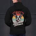 Retro Life Is Better With Boston Terrier Mom Dog Lover Men's Hoodie Back Print, Boston Terrier Mom Hoodies, gift for family, gift for coworker