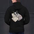 Sleepy Boston Terrier Pajama Men Women Kids Men's Hoodie Back Print, gift for family, gift for coworker