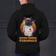 Vintage Boston Terrier Grandma Wear Sunglasses Dog Lover Men Women Girls Kids Men's Hoodie Back Print, gift for family, gift for coworker