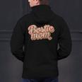 Vintage Boston Terrier Mom Dog Lover Pet Bostie Mama Men Women Girls Kids Men's Hoodie Back Print, Boston Terrier Mom Hoodies, gift for family, gift for coworker