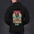 Worlds Best Boston Terrier Aunt Men's Hoodie Back Print, gift for family, gift for coworker