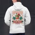 Boston Terrier My Christmas Spirit Dog Santa Claus X-Mas Men's Hoodie Back Print, Boston Terrier Christmas Hoodies, gift for family, gift for coworker