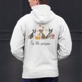 Boston Terrier Fall Pumpkin Tis The Season Autumn Women Men's Hoodie Back Print, gift for family, gift for coworker