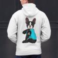Boston Terrier I Love Mom Apparel Men's Hoodie Back Print, Boston Terrier Mom Hoodies, gift for family, gift for coworker