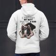 Boston Terrier Shirt I Didn't Fart My Butt Blew You A Kiss Men's Hoodie Back Print, gift for family, gift for coworker