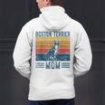 Dog Boston Terrier Mom Vintage Boston Terrier Mom Men's Hoodie Back Print, Boston Terrier Mom Hoodies, gift for family, gift for coworker