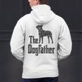 The Dogfather Boston Terrier Dog Funny Dog Gift T-Shirt For Men Women Girls Kids Men's Hoodie Back Print, gift for family, gift for coworker