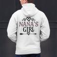 Granddaughter Nanas Girl Men's Hoodie Back Print, gift for family, gift for coworker
