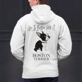 Life Is Better With A Boston Terrier Dog For Lover Men's Hoodie Back Print, gift for family, gift for coworker