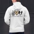 Peace Love Boston Terrier Boston Terrier Lover Dog Mom Men's Hoodie Back Print, Boston Terrier Mom Hoodies, gift for family, gift for coworker