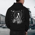Astronaut Boston Terrier Space Galaxy Dog Lovers Men's Hoodie Back Print, novelty gifts, funny gifts