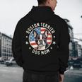 Boston Bull Terrier Women Boston Terrier Dog Mom Men's Hoodie Back Print, novelty gifts, funny gifts