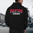 Boston Strong Logo Vintage Boston City Skyline Men's Hoodie Back Print, novelty gifts, funny gifts