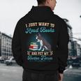 Boston Terrier American Gentleman Bibliophile Book Lover Men's Hoodie Back Print, novelty gifts, funny gifts