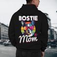 Boston Terrier Bostie Dog Breed Pet Bostie Mom Men's Hoodie Back Print, novelty gifts, funny gifts