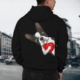 Boston Terrier Bostie Dog Kids Women Girls Men's Hoodie Back Print, novelty gifts, funny gifts