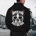Boston Terrier Dad Father’s Day Dog Dad Men’s Men's Hoodie Back Print, novelty gifts, funny gifts