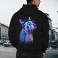 Boston Terrier Dog For a Boston Terrier Mom Men's Hoodie Back Print, novelty gifts, funny gifts