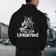 Boston Terrier Dog Untamed For Men Women Men's Hoodie Back Print, novelty gifts, funny gifts