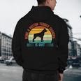 Being a Boston Terrier Grandpa Is Ruff Boston Terrier Men's Hoodie Back Print, novelty gifts, funny gifts