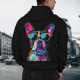 Boston Terrier Lovers Pop Art Boston Terrier Men's Hoodie Back Print, novelty gifts, funny gifts
