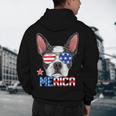 Boston Terrier Merica 4th Of July T Shirt Men Boys Dog Puppy Men's Hoodie Back Print, novelty gifts, funny gifts