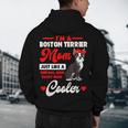 Boston Terrier Mom American Gentleman Dog Mother's Day Men's Hoodie Back Print, novelty gifts, funny gifts