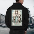 The Boston Terrier Mom Skeleton Spooky Season Halloween Men's Hoodie Back Print, novelty gifts, funny gifts