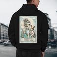 Boston Terrier Mom Skeleton Tarot Card Witch Vibes Dog Mom Men's Hoodie Back Print, novelty gifts, funny gifts