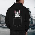 Boston Terrier In The Pocket Cute Boston Terrier Dog For Men Women Girls Kids Men's Hoodie Back Print, novelty gifts, funny gifts