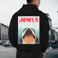 Boston Terriers Jowls Dog Mom Dog Dad Men's Hoodie Back Print, novelty gifts, funny gifts