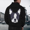 Kids Boston Terrier Dog For Women And Girls Men's Hoodie Back Print, novelty gifts, funny gifts