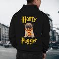 Lovely Harry Pugger Pug Men's Hoodie Back Print, novelty gifts, funny gifts