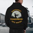 Montessori Teachers Love Brains Halloween Novelty Men Women Men&#x27;s Hoodie Back Print, novelty gifts, funny gifts