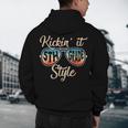 P41l Retro Kickin It 5th Grade Style Teacher Back To School For Men Women Girls Kids Men&#x27;s Hoodie Back Print, novelty gifts, funny gifts