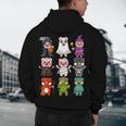 Pig Spooky Ghost Witch Boo-Jee Horror Pumpkin Pig Halloween Men's Hoodie Back Print, novelty gifts, funny gifts