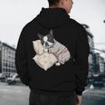 Sleepy Boston Terrier Pajama Men Women Kids Men's Hoodie Back Print, novelty gifts, funny gifts