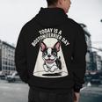 Today Is A Boston Terrier Day Cute Dog Lover Cartoon Men's Hoodie Back Print, novelty gifts, funny gifts