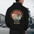 Vintage Best Boston Terrier Dad Ever Dog Father Father's Day Men Girls Kids Men's Hoodie Back Print, novelty gifts, funny gifts