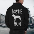 Vintage Boston Terrier Mom Dog Owner Bostie Mother Men's Hoodie Back Print, novelty gifts, funny gifts