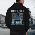 Water Polo Because It's Fun To Drown Your Friends Waterpolo Men's Hoodie Back Print, novelty gifts, funny gifts
