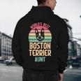 Worlds Best Boston Terrier Aunt Men's Hoodie Back Print, novelty gifts, funny gifts